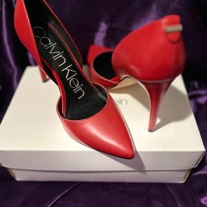 Sebrina Nappa Red Pumps